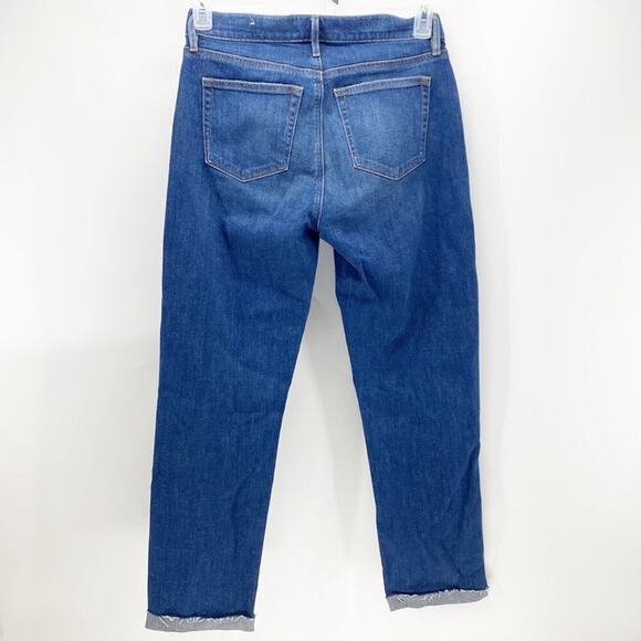 Loft Super Soft Girlfriend Jeans tapered leg relaxed fit summer coastal grandma - Picture 6 of 9